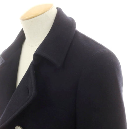 【中古】タリアトーレ TAGLIATORE ツイルウール ダブルブレストコート ダークネイビー【 44 】【 状態ランクC 】【 メンズ 】