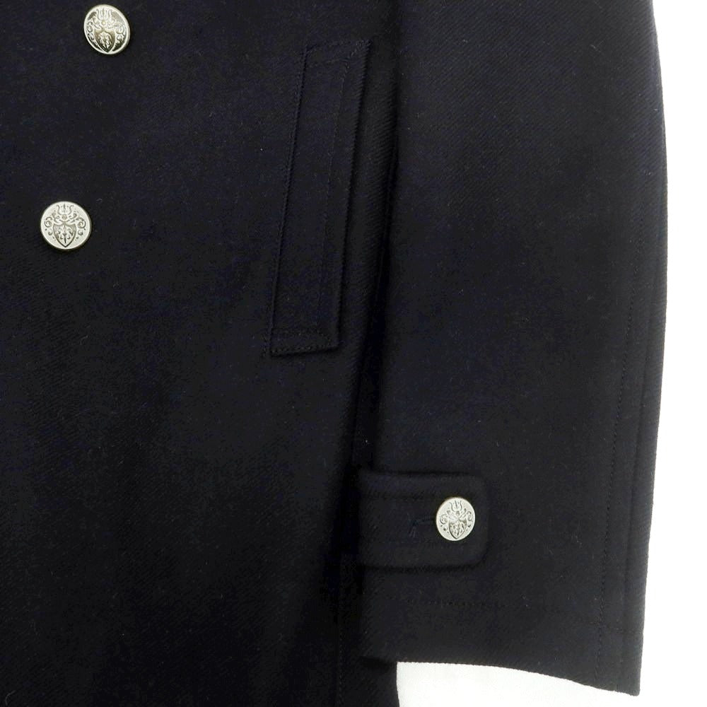 【中古】タリアトーレ TAGLIATORE ツイルウール ダブルブレストコート ダークネイビー【 44 】【 状態ランクC 】【 メンズ 】