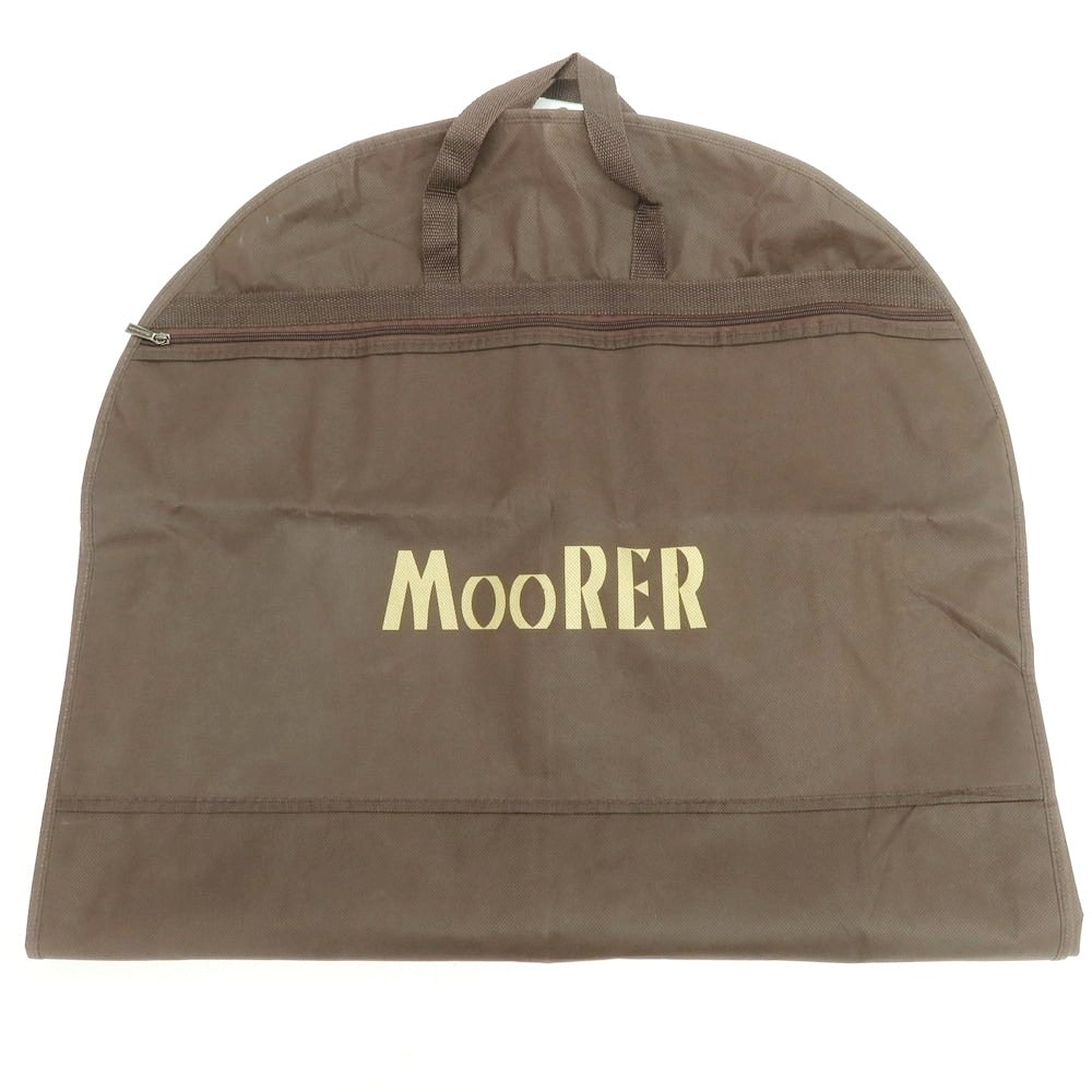 【中古】ムーレー MOORER ポリエステル リバーシブル 中綿ステンカラーコート ブラックxダークネイビー【 サイズ46 】【 状態ランクC 】【 メンズ 】 [CPD]