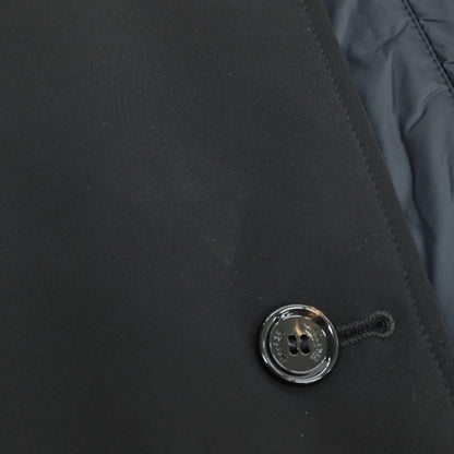 【中古】ムーレー MOORER ポリエステル リバーシブル 中綿ステンカラーコート ブラックxダークネイビー【サイズ46】【 状態ランクC 】【 メンズ 】 [BPD]