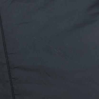 【中古】ムーレー MOORER ポリエステル リバーシブル 中綿ステンカラーコート ブラックxダークネイビー【サイズ46】【 状態ランクC 】【 メンズ 】 [BPD]