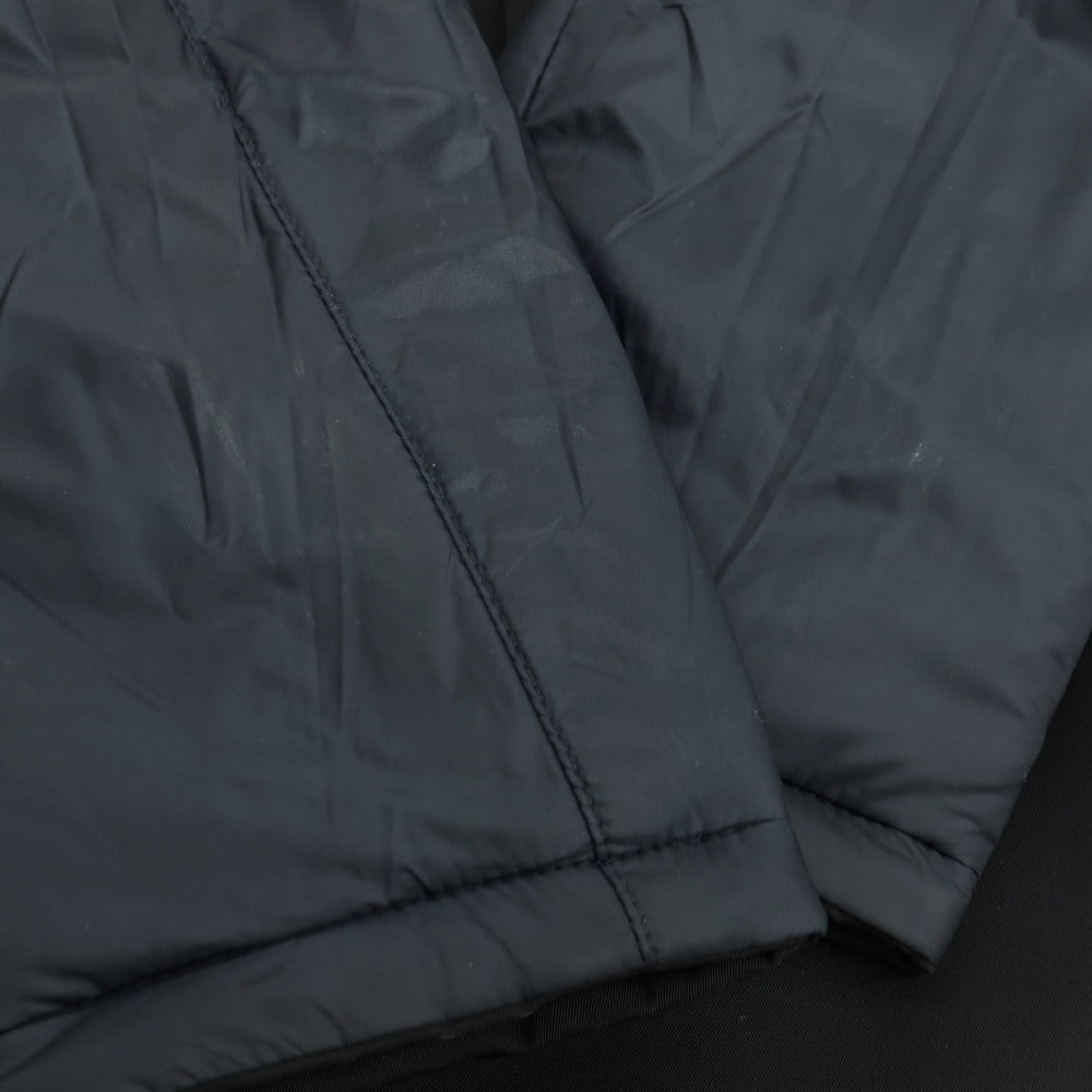 【中古】ムーレー MOORER ポリエステル リバーシブル 中綿ステンカラーコート ブラックxダークネイビー【サイズ46】【 状態ランクC 】【 メンズ 】 [BPD]