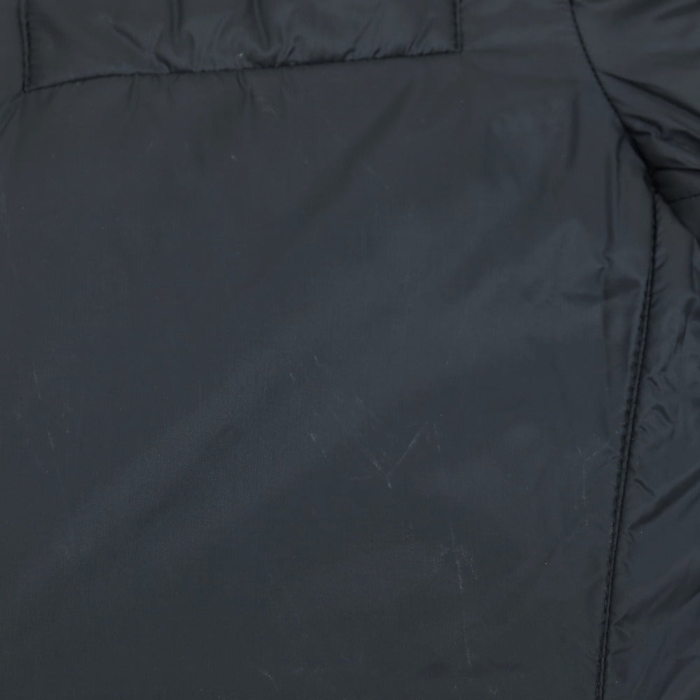 【中古】ムーレー MOORER ポリエステル リバーシブル 中綿ステンカラーコート ブラックxダークネイビー【サイズ46】【 状態ランクC 】【 メンズ 】 [BPD]