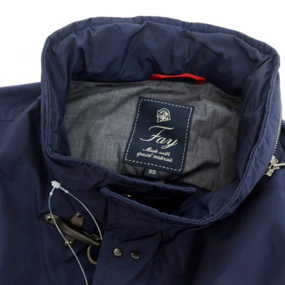 【中古】フェイ FAY ナイロン スタンドカラー シェルジャケット ライトネイビー【 XS 】【 状態ランクC 】【 メンズ 】