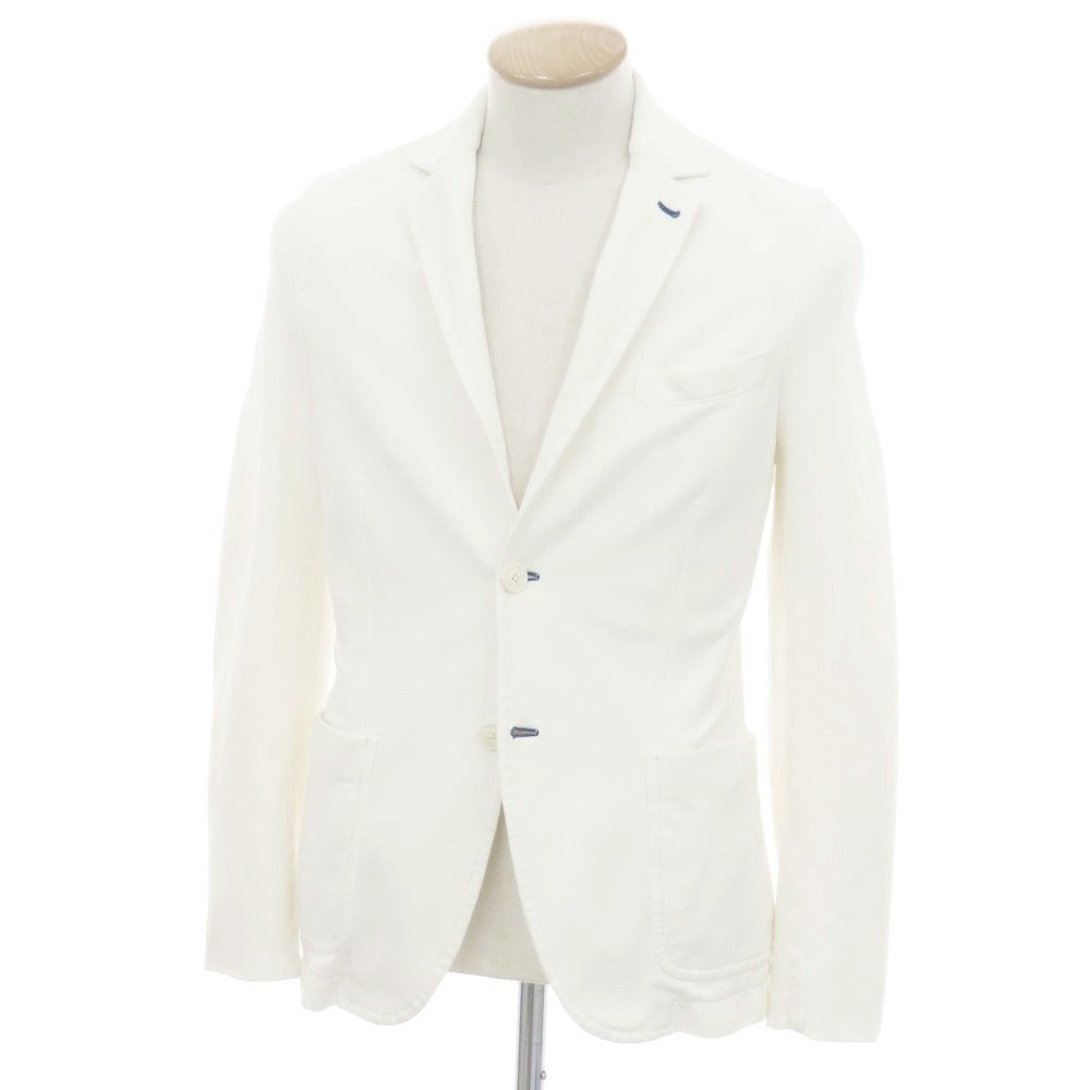 【中古】チルコロ1901 CIRCOLO 1901 コットンジャージー カジュアルジャケット ホワイト【 44 】【 状態ランクC 】【 メンズ 】