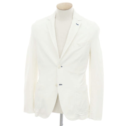 【中古】チルコロ1901 CIRCOLO 1901 コットンジャージー カジュアルジャケット ホワイト【 44 】【 状態ランクC 】【 メンズ 】