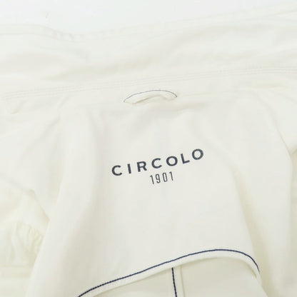 【中古】チルコロ1901 CIRCOLO 1901 コットンジャージー カジュアルジャケット ホワイト【 44 】【 状態ランクC 】【 メンズ 】