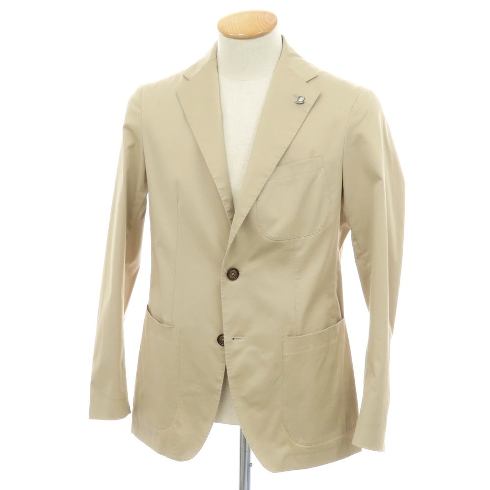 【中古】タリアトーレ TAGLIATORE ストレッチコットン カジュアルジャケット ダークベージュ【 44 】【 状態ランクB 】【 メンズ 】