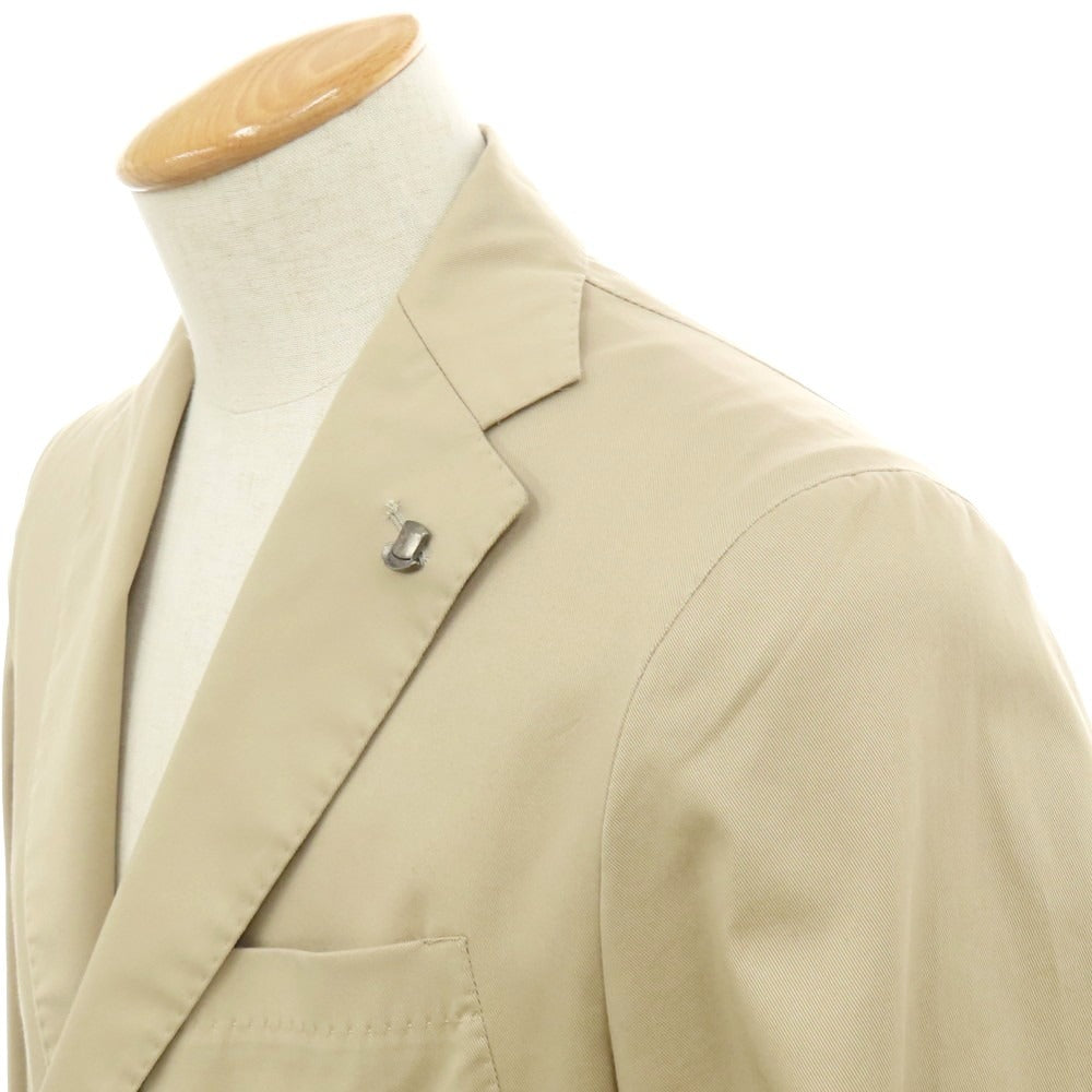 【中古】タリアトーレ TAGLIATORE ストレッチコットン カジュアルジャケット ダークベージュ【 44 】【 状態ランクB 】【 メンズ 】