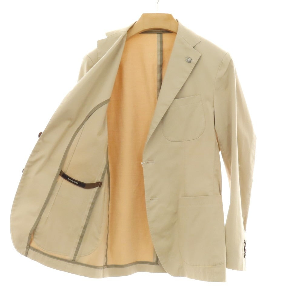 【中古】タリアトーレ TAGLIATORE ストレッチコットン カジュアルジャケット ダークベージュ【 44 】【 状態ランクB 】【 メンズ 】