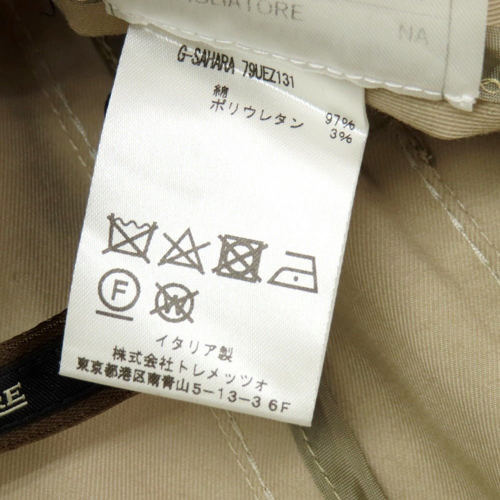 【中古】タリアトーレ TAGLIATORE ストレッチコットン カジュアルジャケット ダークベージュ【 44 】【 状態ランクB 】【 メンズ 】