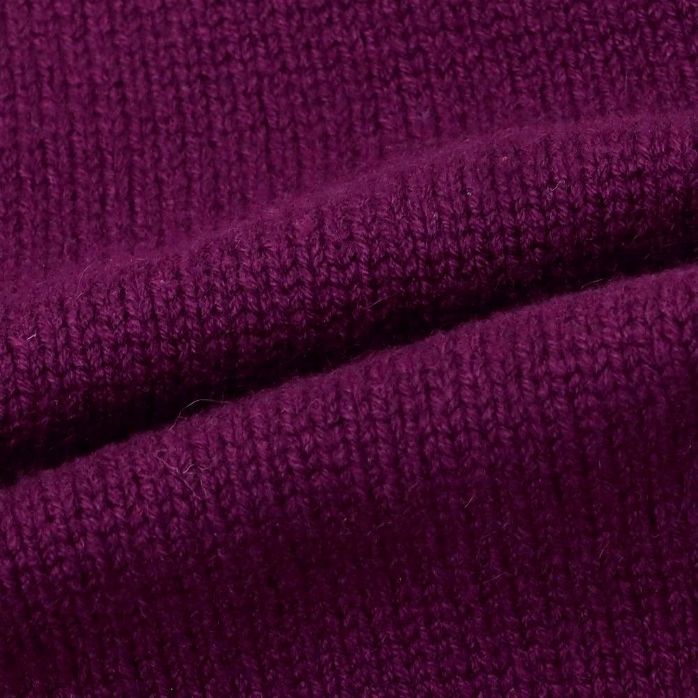 【中古】マーロ Malo カシミヤ マフラー パープル【 状態ランクB 】【 メンズ 】