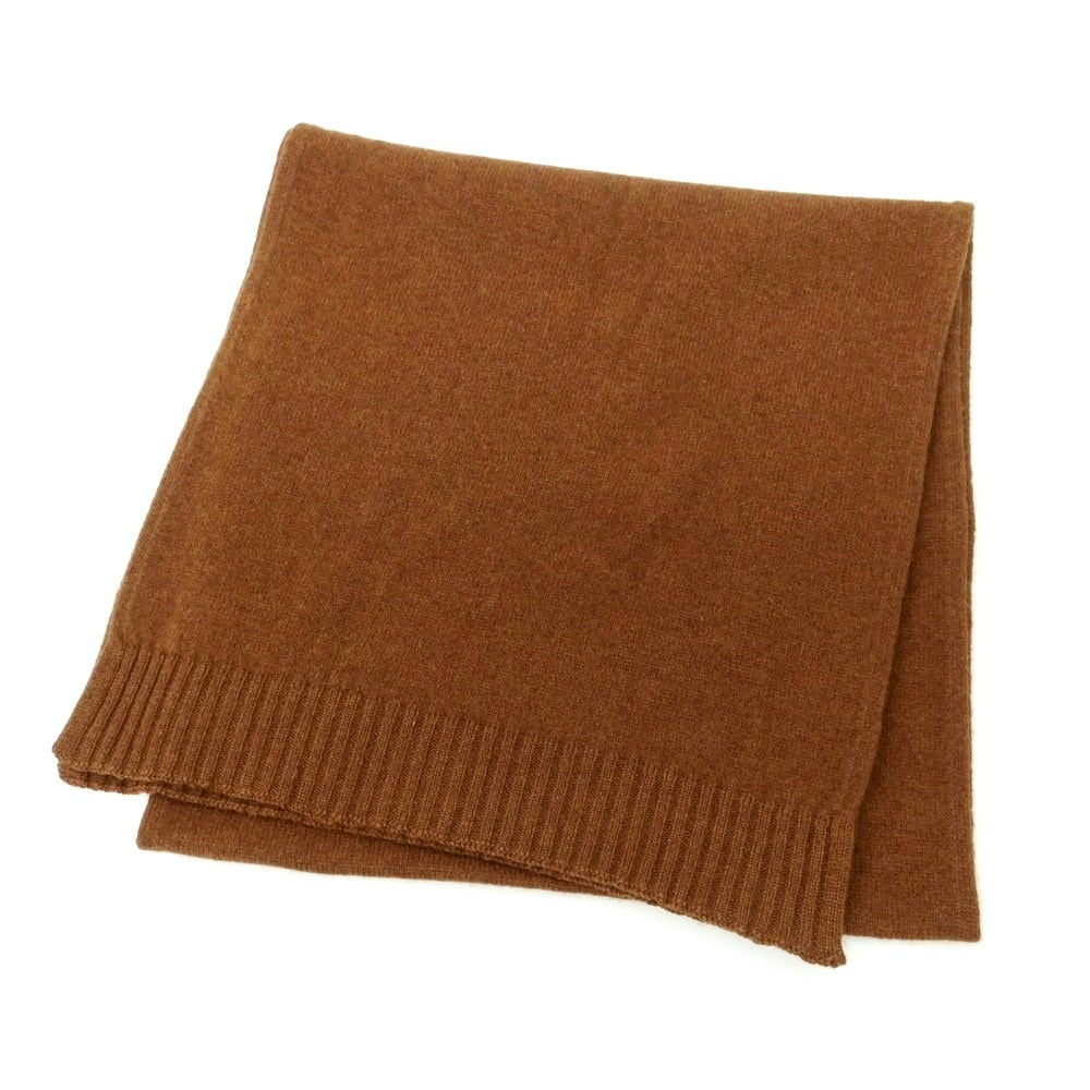 【中古】マーロ Malo カシミヤ マフラー ブラウン【 状態ランクB 】【 メンズ 】