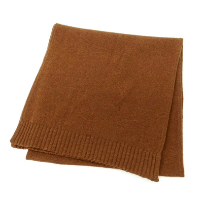 【中古】マーロ Malo カシミヤ マフラー ブラウン【 状態ランクB 】【 メンズ 】