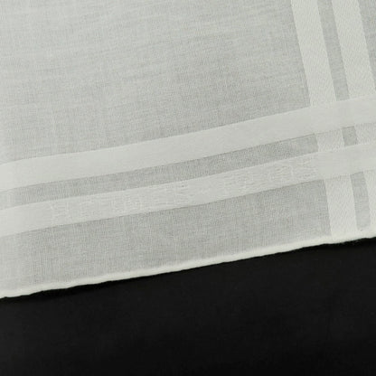 【中古】エルメス HERMES コットン ポケットチーフ アイボリー【 状態ランクC 】【 メンズ 】