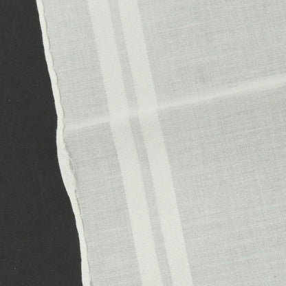 【中古】エルメス HERMES コットン ポケットチーフ アイボリー【 状態ランクC 】【 メンズ 】