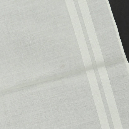 【中古】エルメス HERMES コットン ポケットチーフ アイボリー【 状態ランクC 】【 メンズ 】