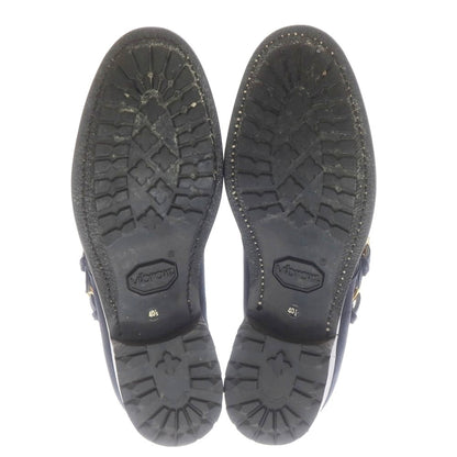 【中古】フラテッリジャコメッティ F.LLI Giacometti スエード ダブルモンク ブーツ ネイビー【 401/2 】【 状態ランクB 】【 メンズ 】