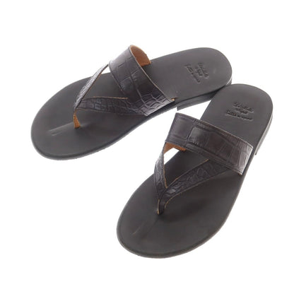 【中古】ディメッラ DI MELLA レザー サンダル ブラック【 6 】【 状態ランクA 】【 メンズ 】