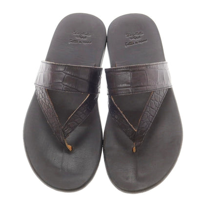 【中古】ディメッラ DI MELLA レザー サンダル ブラック【 6 】【 状態ランクA 】【 メンズ 】