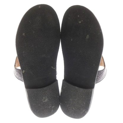 【中古】ディメッラ DI MELLA レザー サンダル ブラック【 6 】【 状態ランクA 】【 メンズ 】