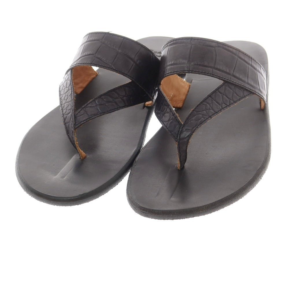 【中古】ディメッラ DI MELLA レザー サンダル ブラック【 6 】【 状態ランクA 】【 メンズ 】