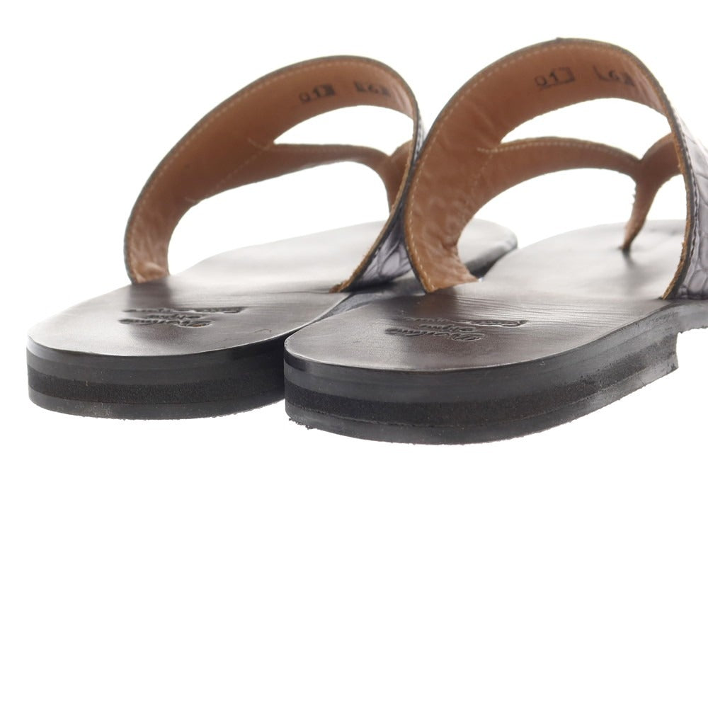 【中古】ディメッラ DI MELLA レザー サンダル ブラック【 6 】【 状態ランクA 】【 メンズ 】