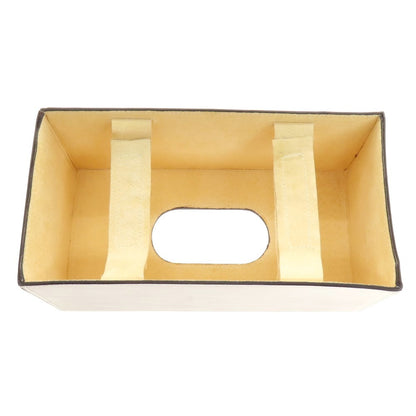 【中古】チェレリーニ CELLERINI レザーボックスティッシュケース ダークブラウン【 状態ランクB 】【 メンズ 】