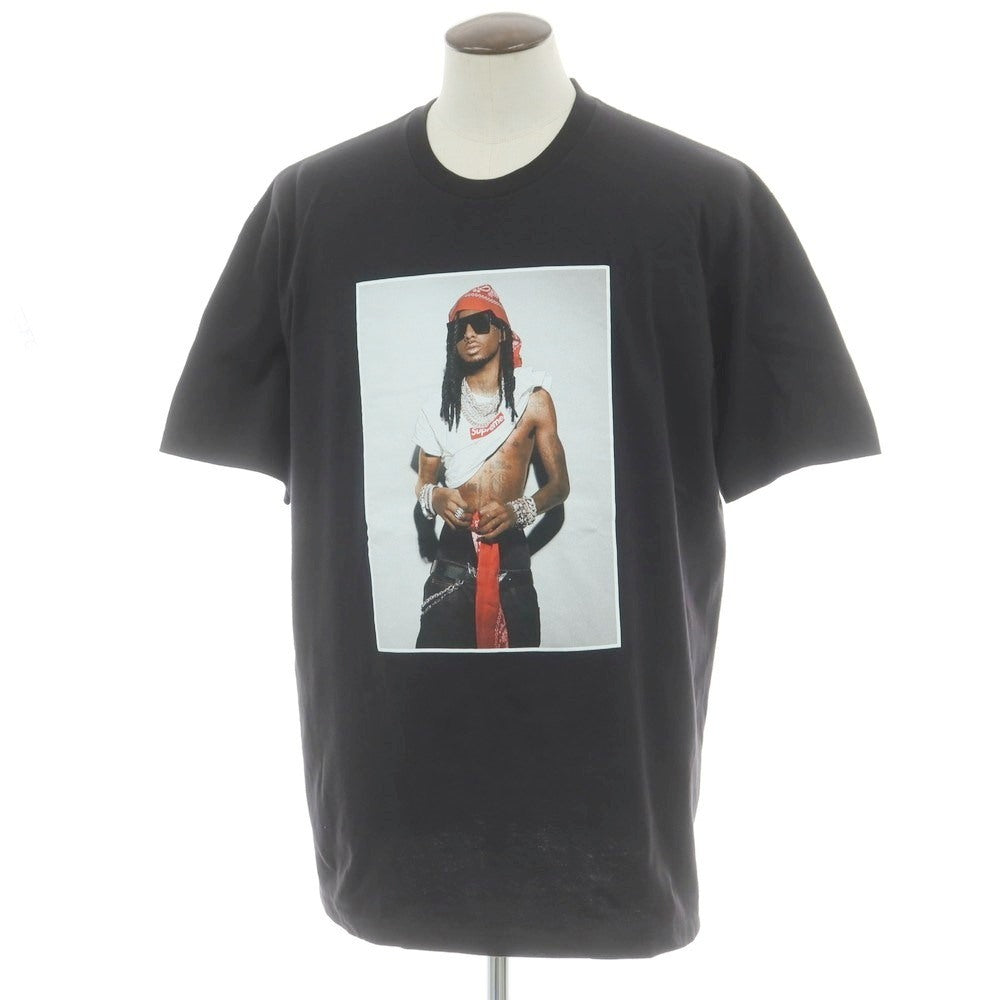 【中古】シュプリーム Supreme 2025年秋冬 Playboi Carti Tee クルーネック 半袖Tシャツ ブラック【 XL 】【 状態ランクB 】【 メンズ 】
