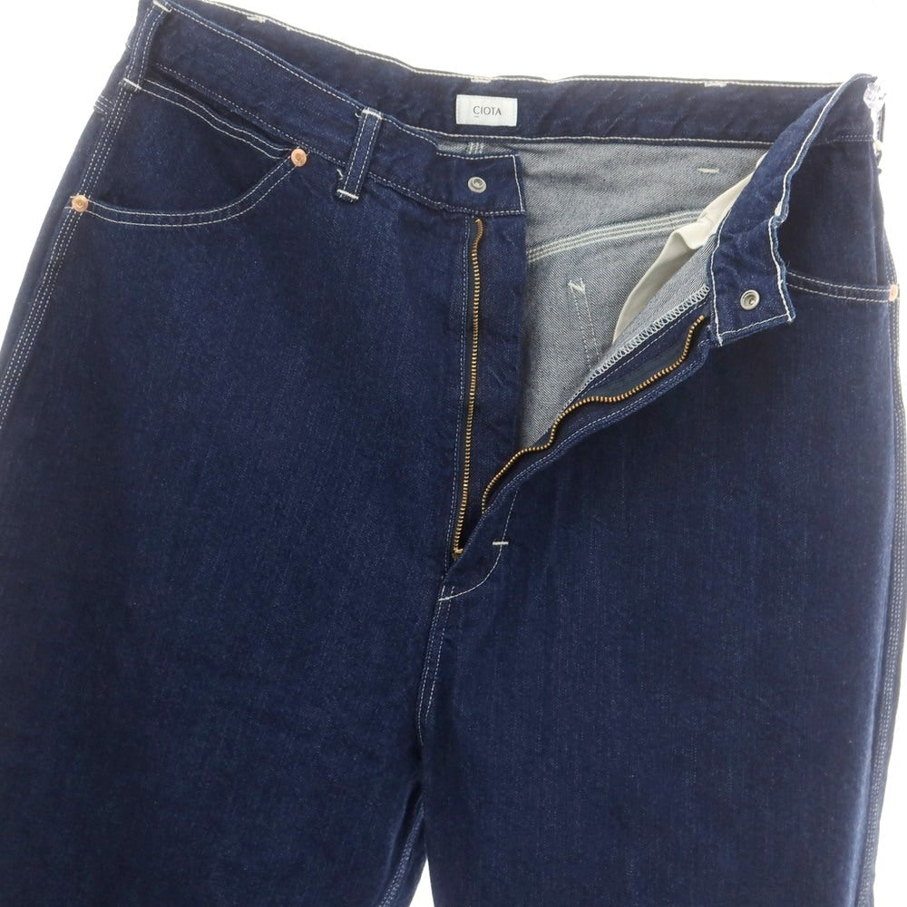 【中古】シオタ CIOTA コットン系 ジーンズ デニムパンツ ネイビー【 表記なし（XL位） 】【 状態ランクB 】【 メンズ 】