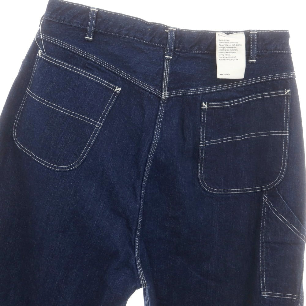 【中古】シオタ CIOTA コットン系 ジーンズ デニムパンツ ネイビー【 表記なし（XL位） 】【 状態ランクB 】【 メンズ 】