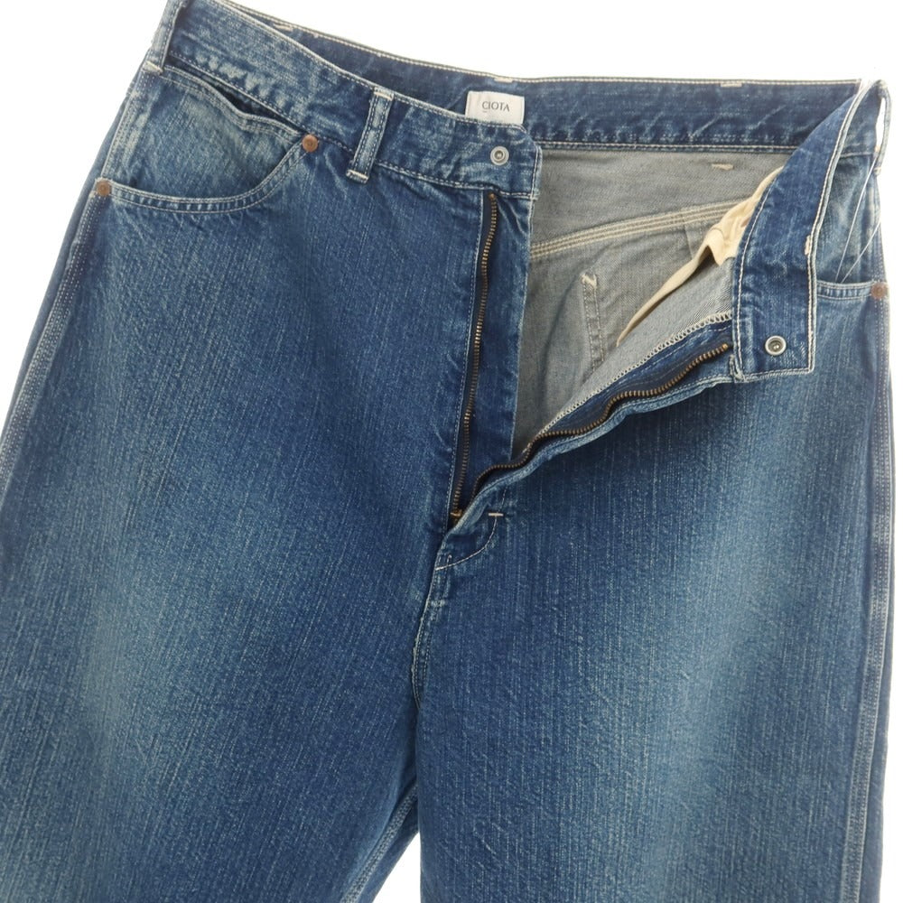 【中古】シオタ CIOTA コットン系 ジーンズ デニムパンツ ブルー【 表記なし（XL位） 】【 状態ランクB 】【 メンズ 】