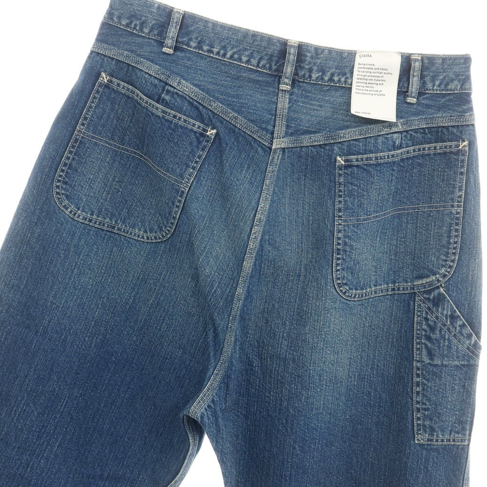【中古】シオタ CIOTA コットン系 ジーンズ デニムパンツ ブルー【 表記なし（XL位） 】【 状態ランクB 】【 メンズ 】