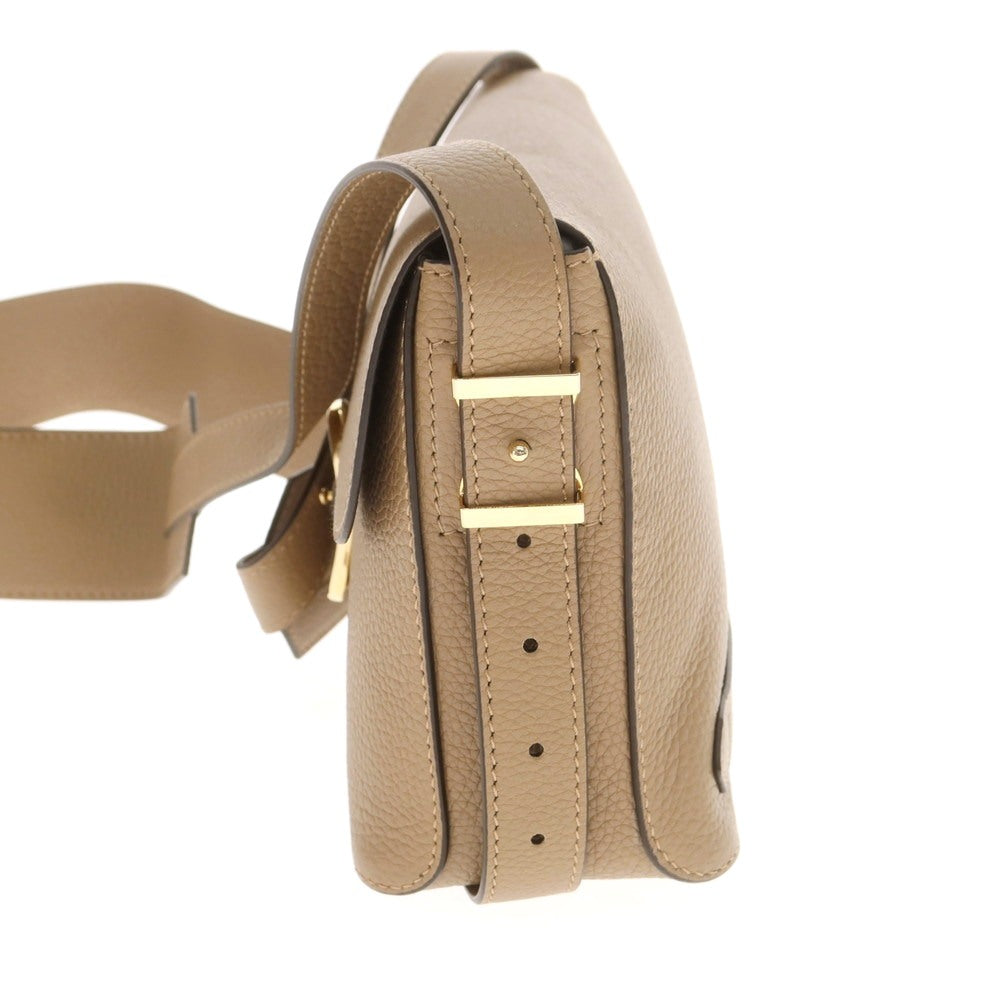 【中古】シセイ Cisei 1243 LD SHOULDER レザー ショルダーバッグ ベージュ【 状態ランクA 】【 メンズ 】