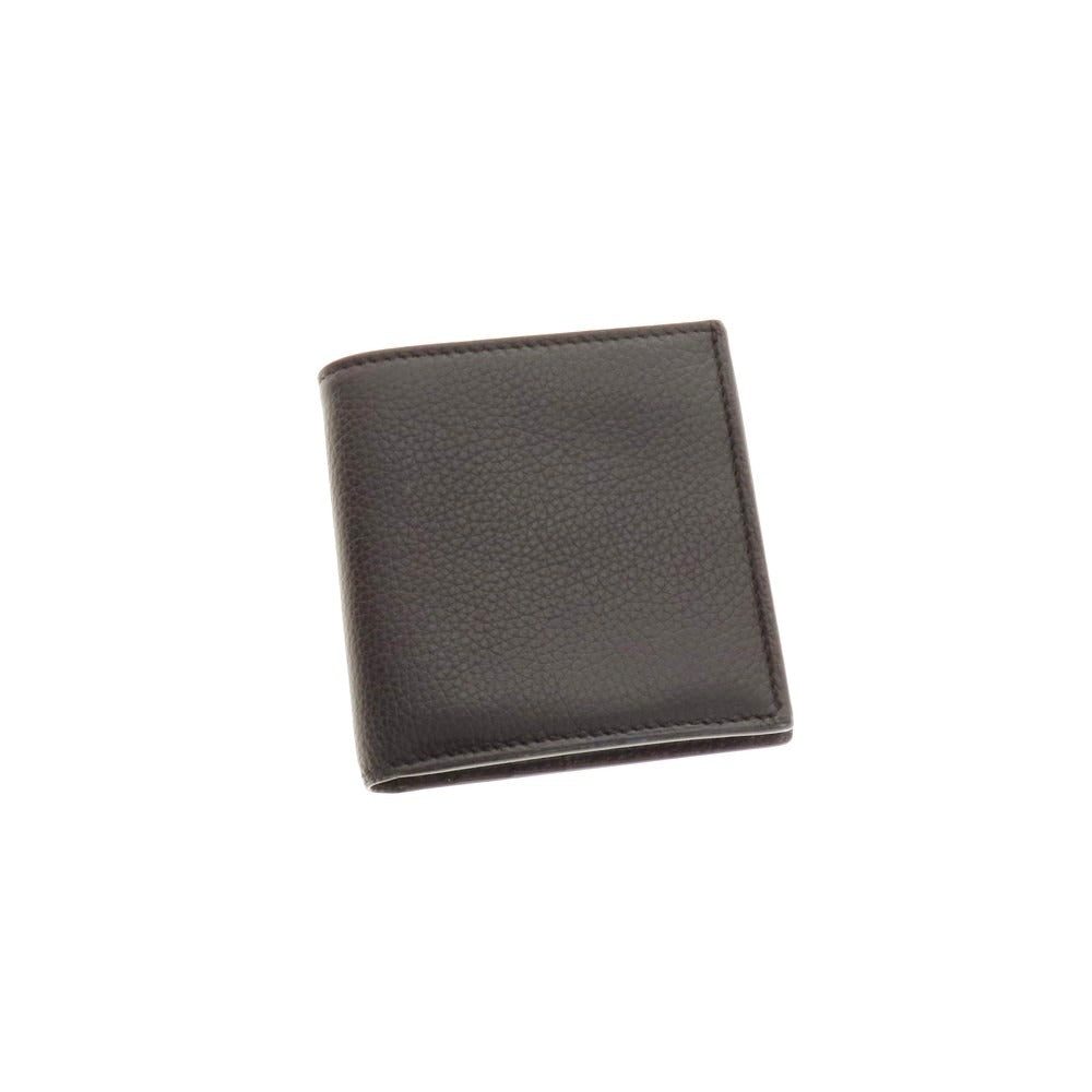 【中古】シセイ Cisei P1023 LD FOLDING WALLET 二つ折り財布 コンパクトウォレット ブラック【 状態ランクB 】【 メンズ 】