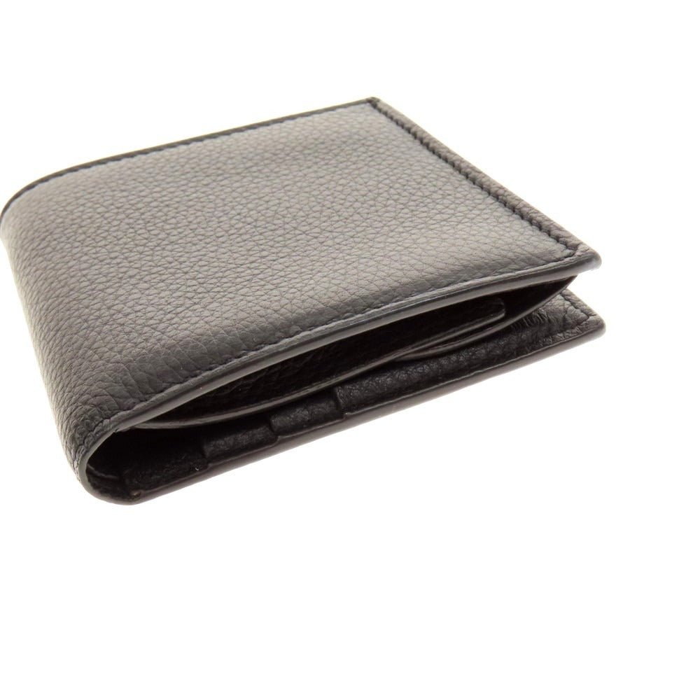 【中古】シセイ Cisei P1023 LD FOLDING WALLET 二つ折り財布 コンパクトウォレット ブラック【 状態ランクB 】【 メンズ 】