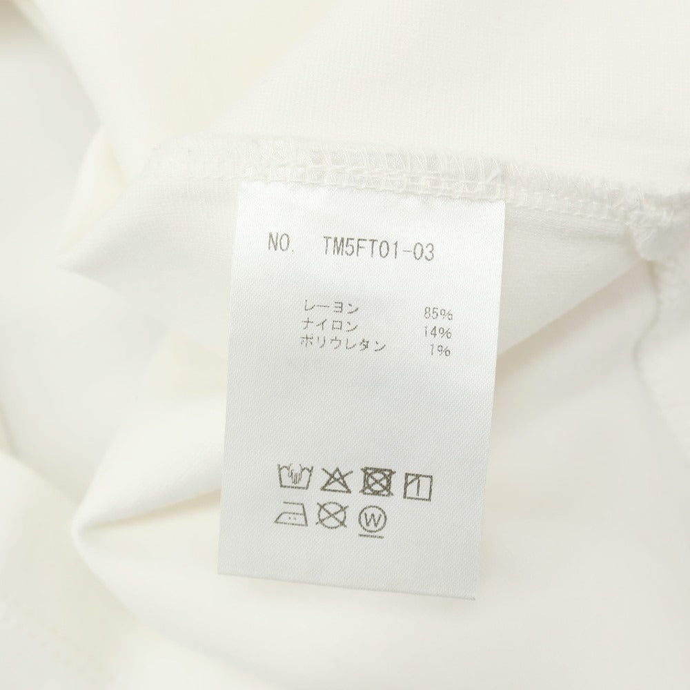 【中古】ザ ミー THE ME ストレッチ レーヨンナイロン Vネック 半袖Ｔシャツ ホワイト【 6 】【 状態ランクB 】【 メンズ 】