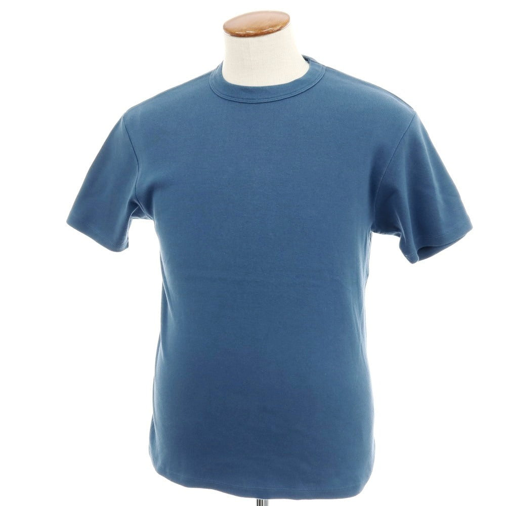 【中古】エルイー LE コットン クルーネック 半袖Ｔシャツ ダスティブルー【サイズF】【 状態ランクB 】【 メンズ 】 [EPD]