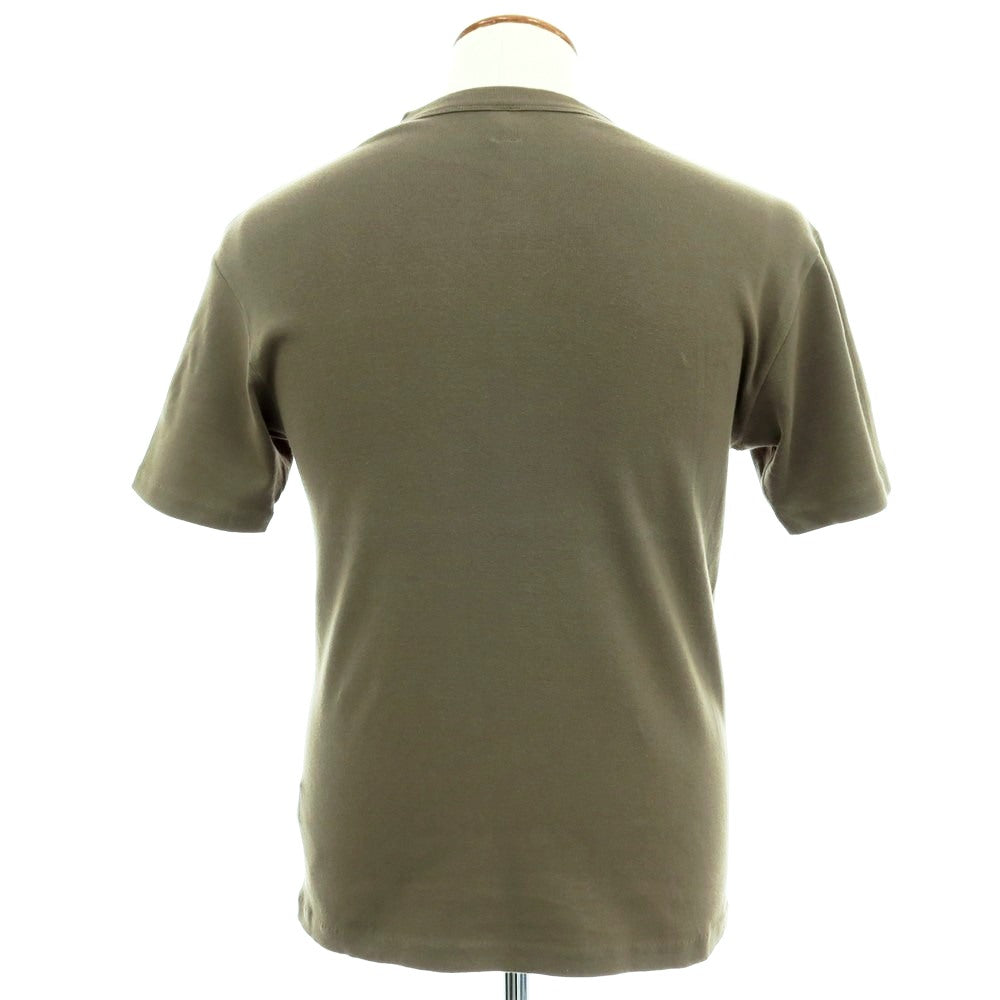 【中古】エルイー LE コットン クルーネック 半袖Ｔシャツ オリーブ【 F 】【 状態ランクB 】【 メンズ 】