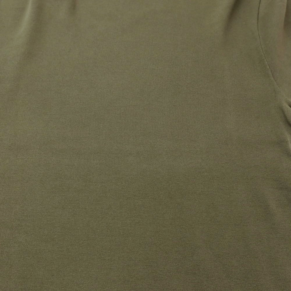 【中古】エルイー LE コットン クルーネック 半袖Ｔシャツ オリーブ【サイズF】【 状態ランクB 】【 メンズ 】 [EPD]