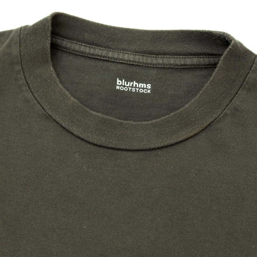 【中古】ブラームス blurhms LECHOPPE別注 コットン クルーネック 半袖Ｔシャツ ダークグレー系【 3 】【 状態ランクC 】【 メンズ 】