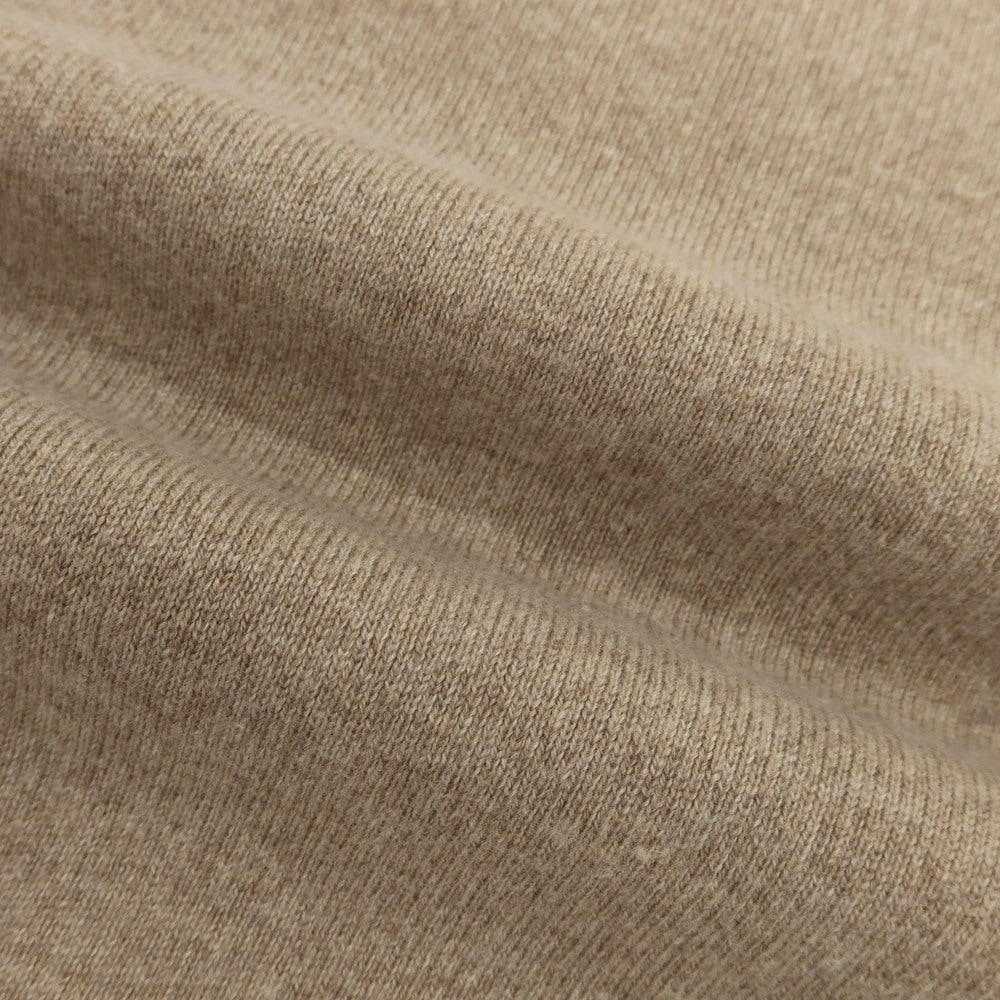 【中古】メイアス MEIAS ウールカシミヤ プルオーバー ニットパーカー ブラウンベージュ【 L 】【 状態ランクB 】【 メンズ 】