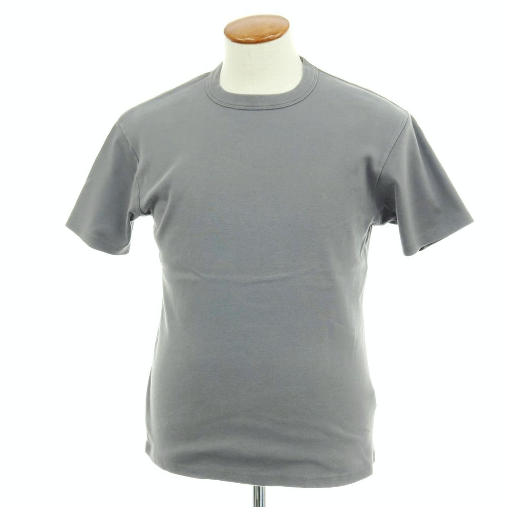 【中古】エルイー LE コットン クルーネック 半袖Ｔシャツ グレー【サイズF】【 状態ランクC 】【 メンズ 】 [EPD]