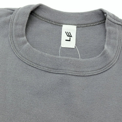 【中古】エルイー LE コットン クルーネック 半袖Ｔシャツ グレー【 F 】【 状態ランクC 】【 メンズ 】