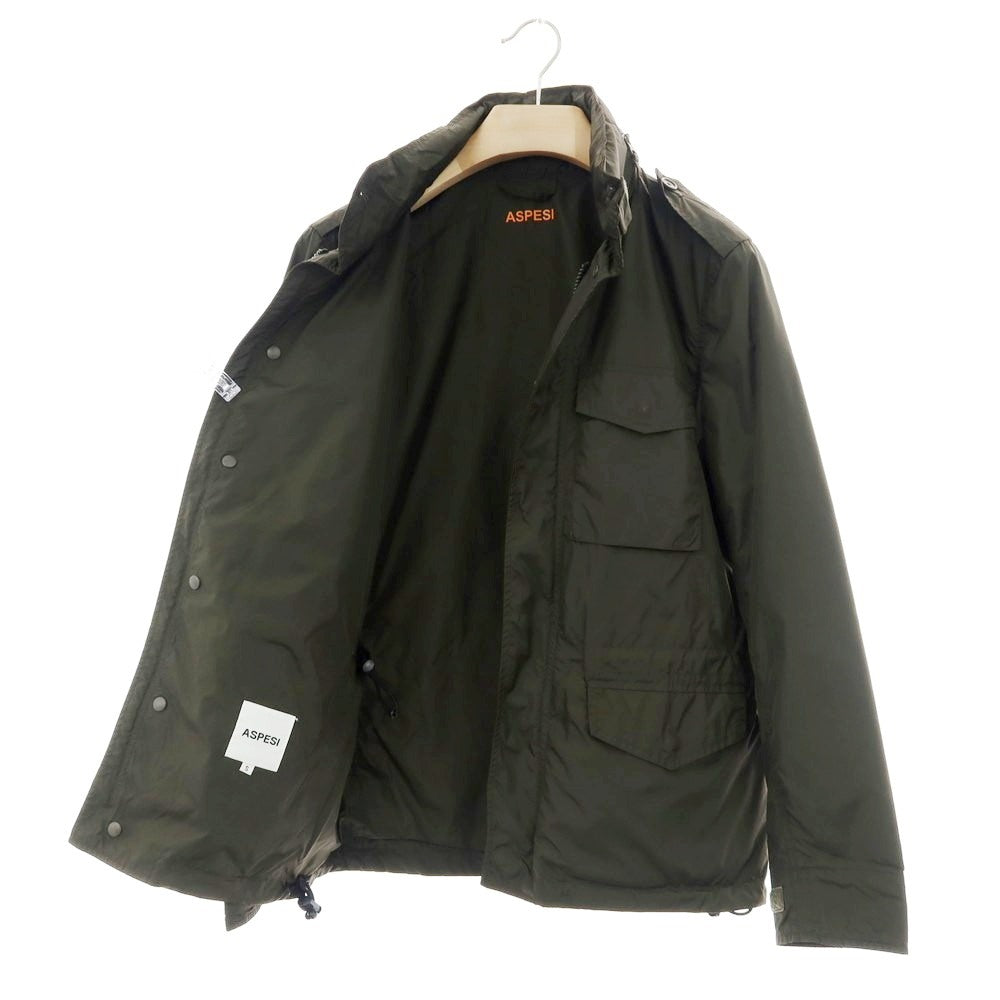 【中古】アスペジ ASPESI ナイロン M-65 ミリタリージャケット オリーブ【 S 】【 状態ランクB 】【 メンズ 】