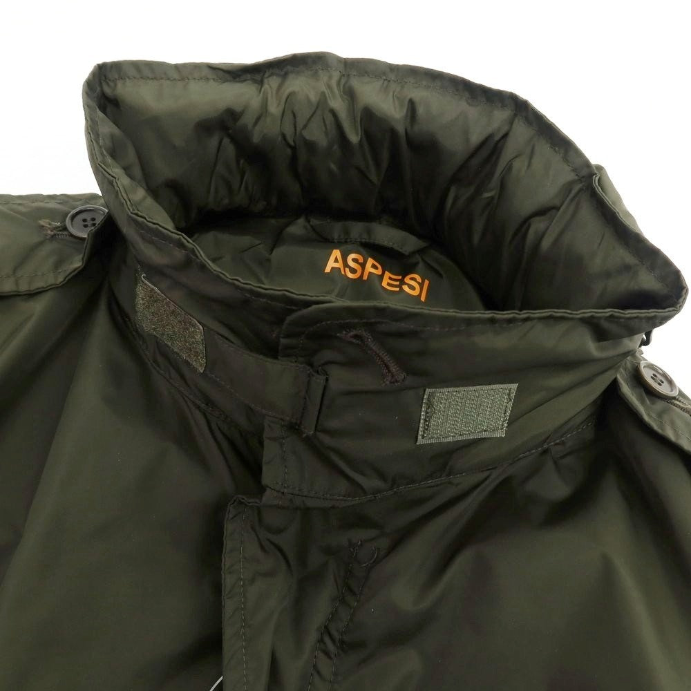 【中古】アスペジ ASPESI ナイロン M-65 ミリタリージャケット オリーブ【 S 】【 状態ランクB 】【 メンズ 】