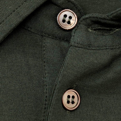 【中古】ザノーネ ZANONE アイスコットン 半袖ポロシャツ ダークオリーブ【 48 】【 状態ランクC 】【 メンズ 】