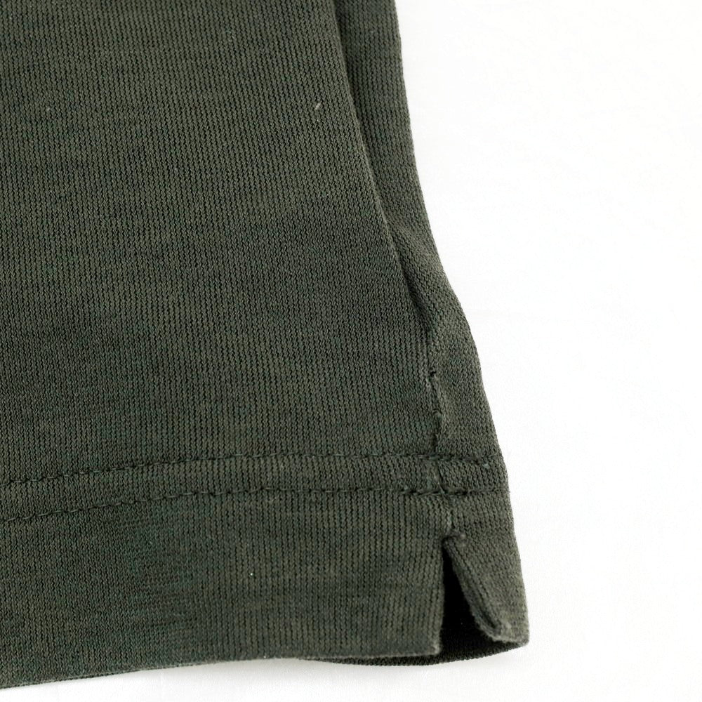 【中古】ザノーネ ZANONE アイスコットン 半袖ポロシャツ ダークオリーブ【 48 】【 状態ランクC 】【 メンズ 】