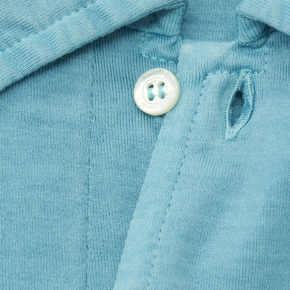 【中古】アスペジ ASPESI コットン 半袖ポロシャツ ライトブルー【 XS 】【 状態ランクB 】【 メンズ 】