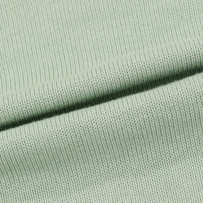 【中古】グランサッソ GRAN SASSO コットン クルーネック プルオーバーニット ライトダスティグリーン【 46 】【 状態ランクB 】【 メンズ 】